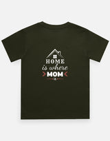 MOM Crew Neck T-Shirt for Kids | Soft 100% Cotton Graphic Tee