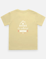 MOM Crew Neck T-Shirt for Kids | Soft 100% Cotton Graphic Tee