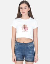 Wonderful Women Crop Top | Half Sleeve Cotton | WearWords