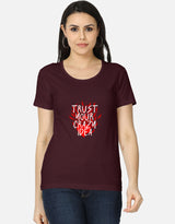 Crazy | Women's Cotton T-Shirt | Wearwordz