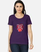 Crazy | Women's Cotton T-Shirt | Wearwordz