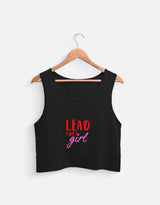 Lead Girl | Women's Crop Tank Top | Wearwordz