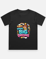 Tiny Human Big Dreams | Kids Unisex Cotton T-Shirt