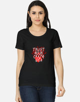 Crazy | Women's Cotton T-Shirt | Wearwordz