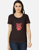 Crazy | Women's Cotton T-Shirt | Wearwordz