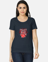 Crazy | Women's Cotton T-Shirt | Wearwordz