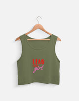 Lead Girl | Women's Crop Tank Top | Wearwordz