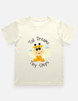 Tall Dreams Crew Neck T-Shirt for Kids | Soft 100% Cotton Everyday Tee
