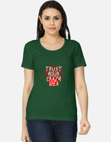 Crazy | Women's Cotton T-Shirt | Wearwordz