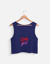 Lead Girl | Women's Crop Tank Top | Wearwordz