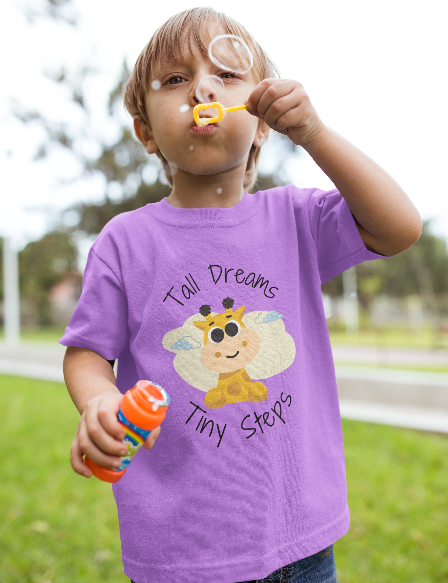 boy-making-bubbles-while-wearing-a-round-neck-tee-mockup-a17953.png