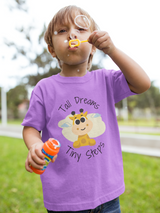 Tall Dreams Crew Neck T-Shirt for Kids | Soft 100% Cotton Everyday Tee