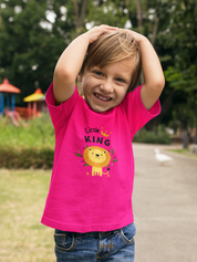 Little King Boy's Crew Neck T-Shirt | Soft 100% Cotton Kids Tee