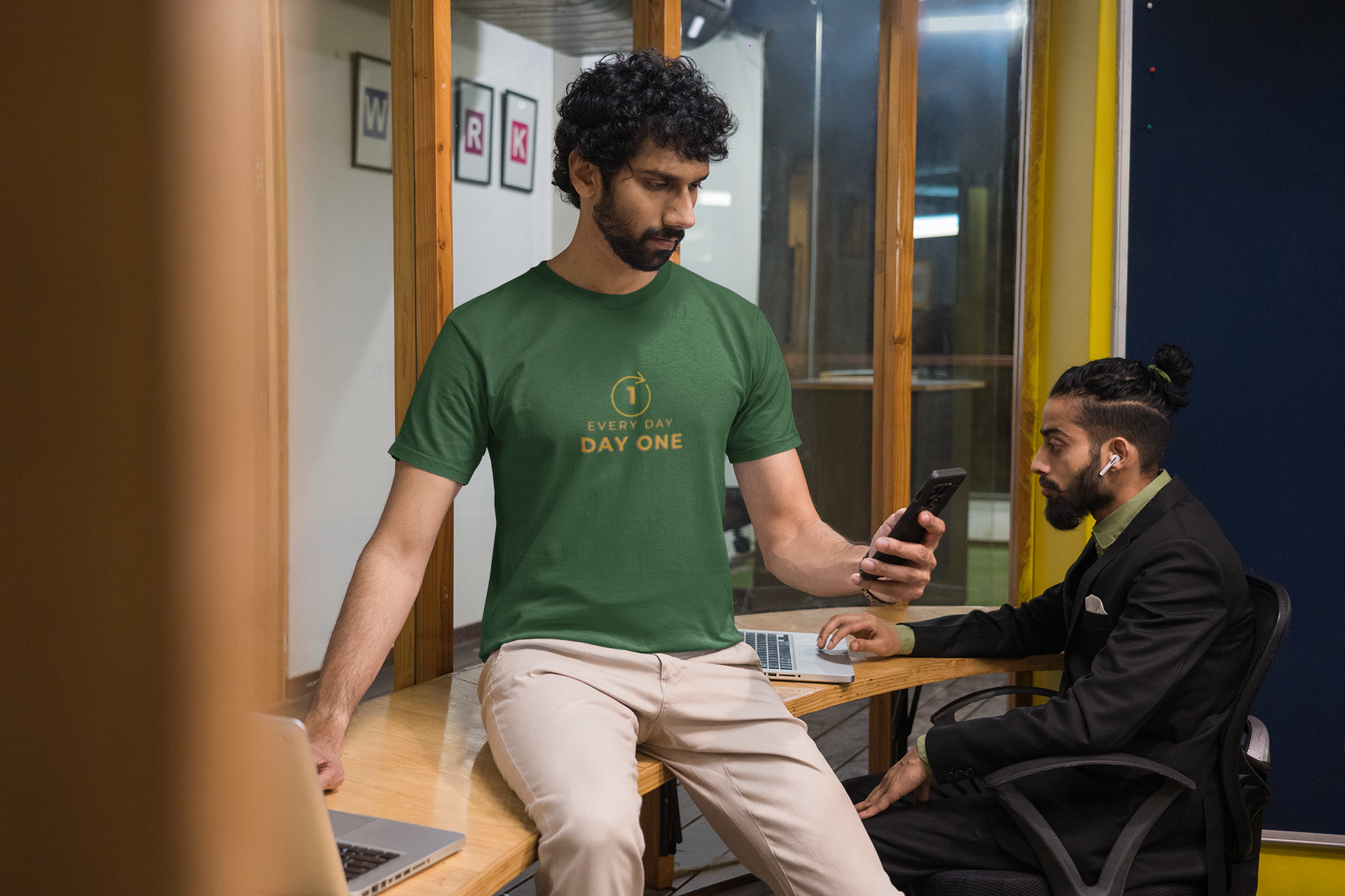 Every Day Day One Unisex Graphic Crew T-Shirt