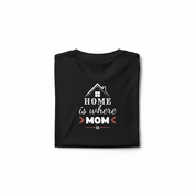 Folded black tee back design