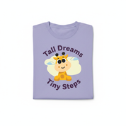 Folded lavender Tall Dreams tee