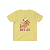 Folded lemon yellow Relax tee