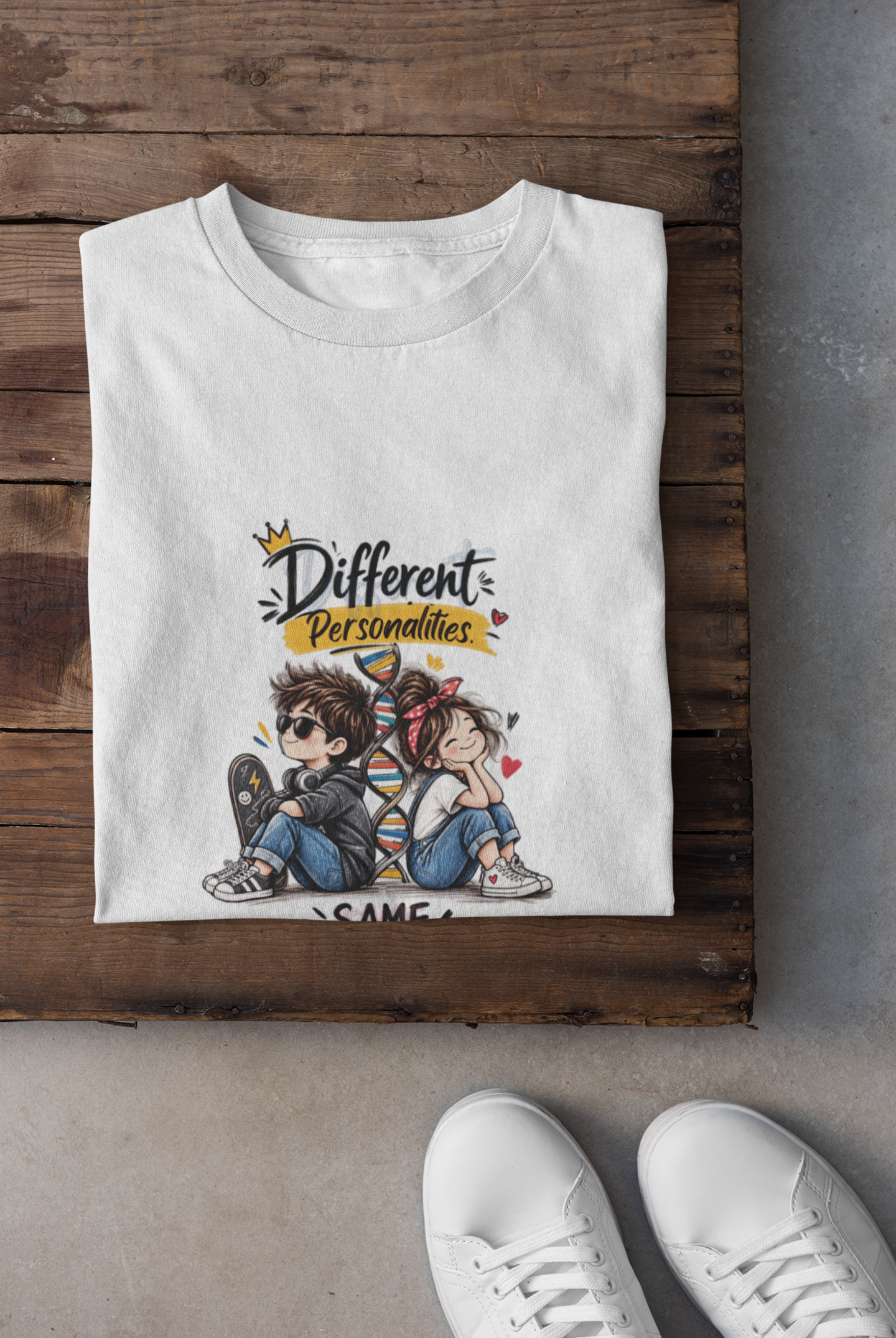 DNA Kids Crew Neck T-Shirt | 100% Cotton | Unisex