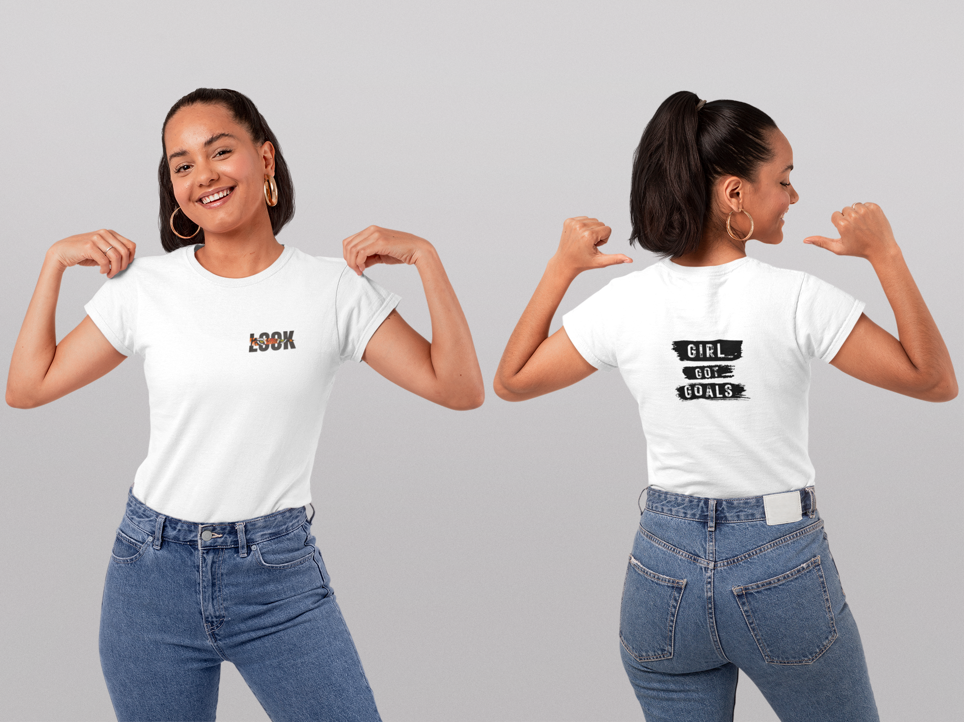 Goals | Women's Cotton T-Shirt | Wearwordz