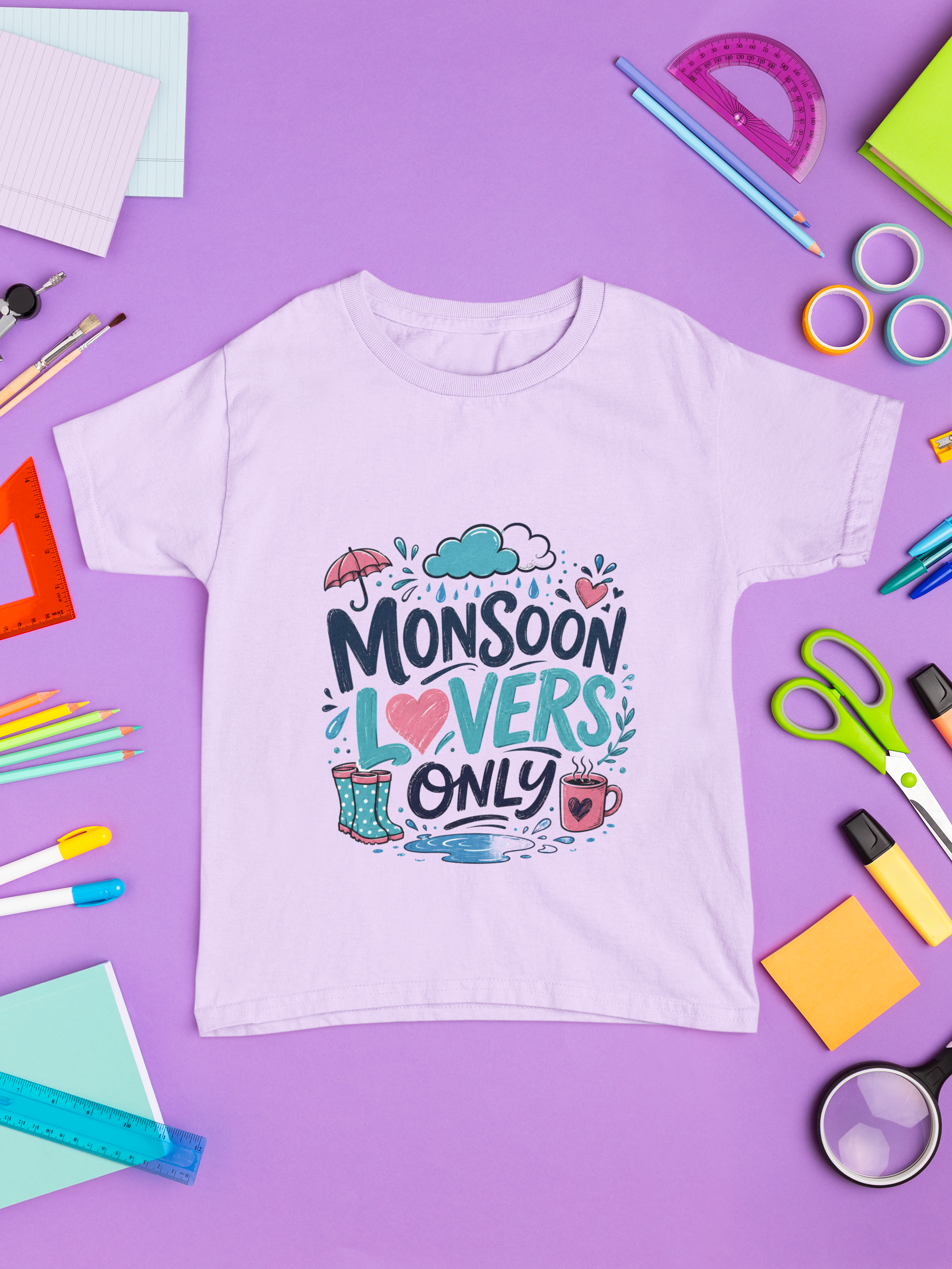 Monsoon lover Boy's Crew Neck T-Shirt