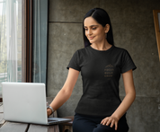 Focus Build Grow Unisex Graphic Crew T-Shirt