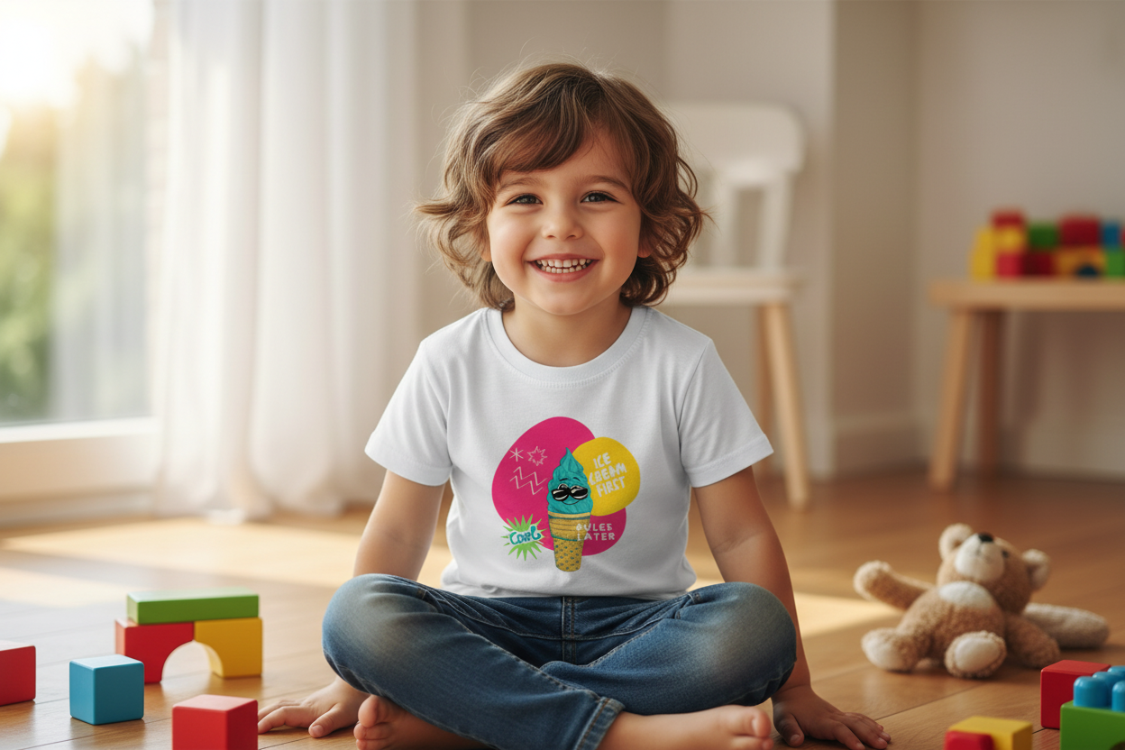 Ice Cream Lover's T-Shirt - Model