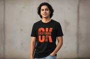 Indian model black tee