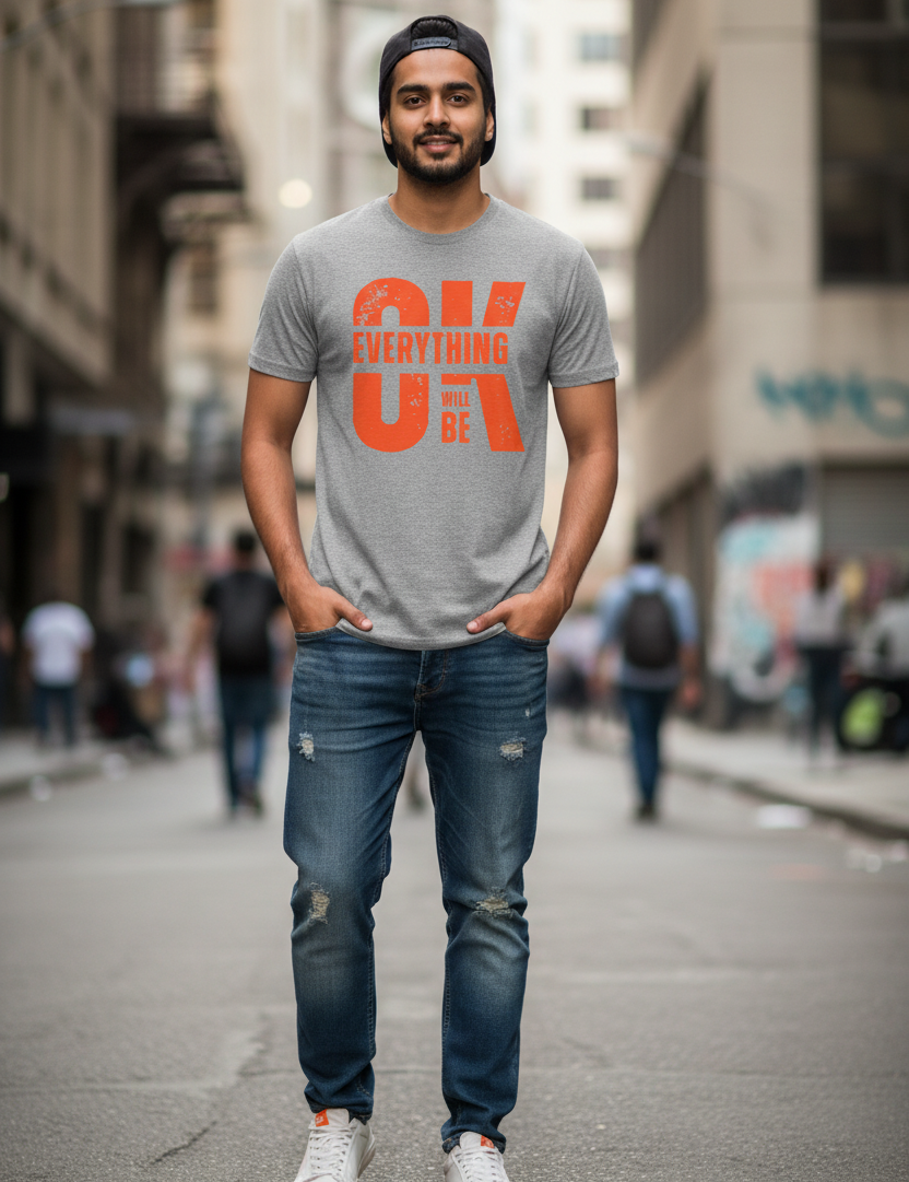 Male Model - Grey Melange