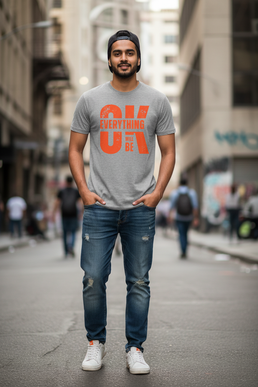 Male Model - Grey Melange