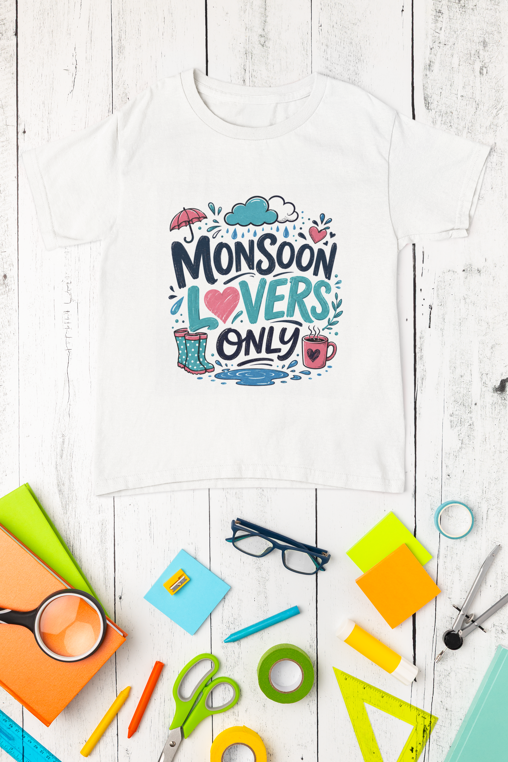 Monsoon lover Boy's Crew Neck T-Shirt