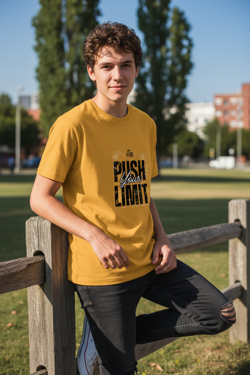 Push Your Limits - Golden Yellow