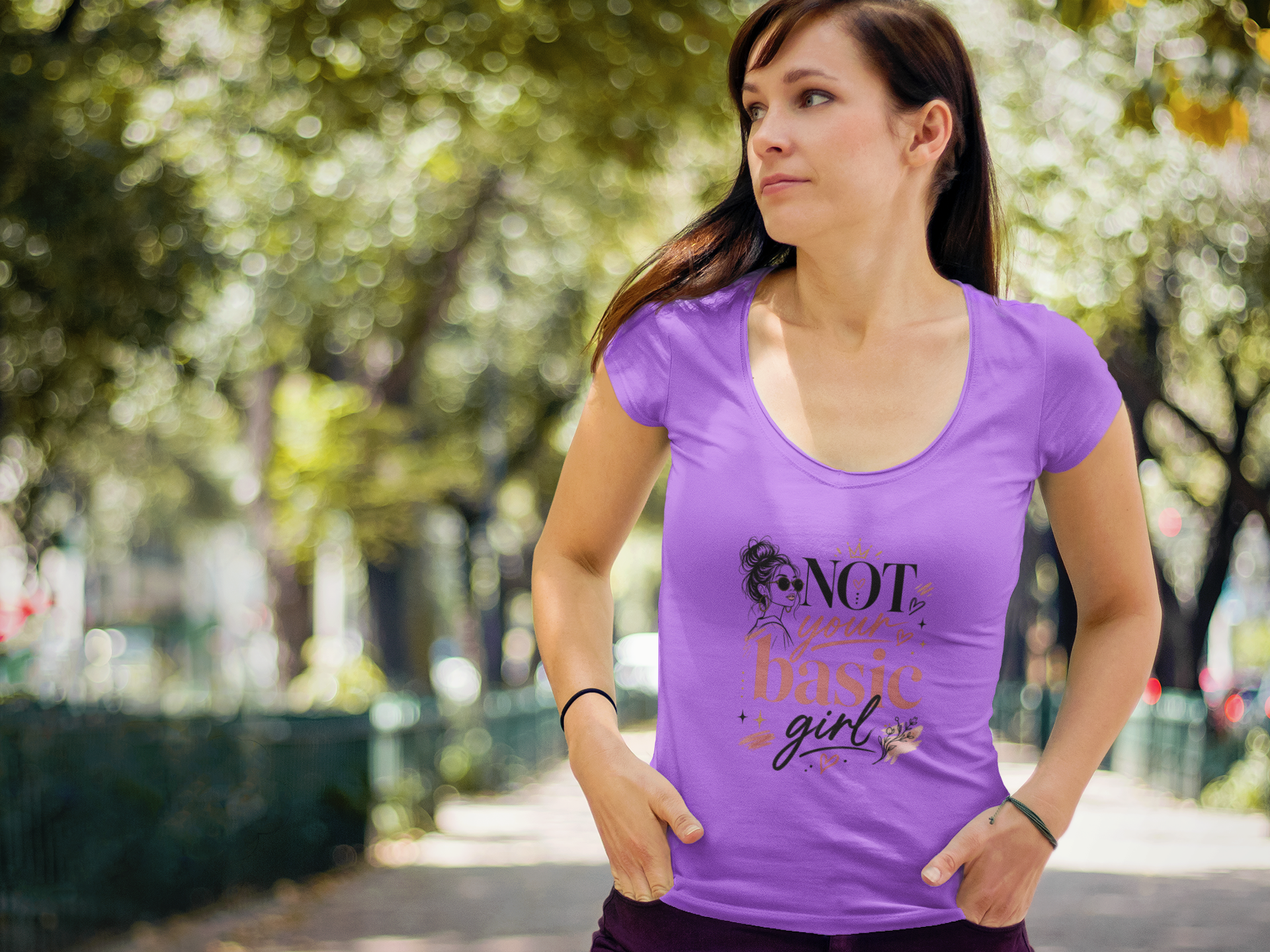 Not So Basic | Women's Cotton T-Shirt | WearWords
