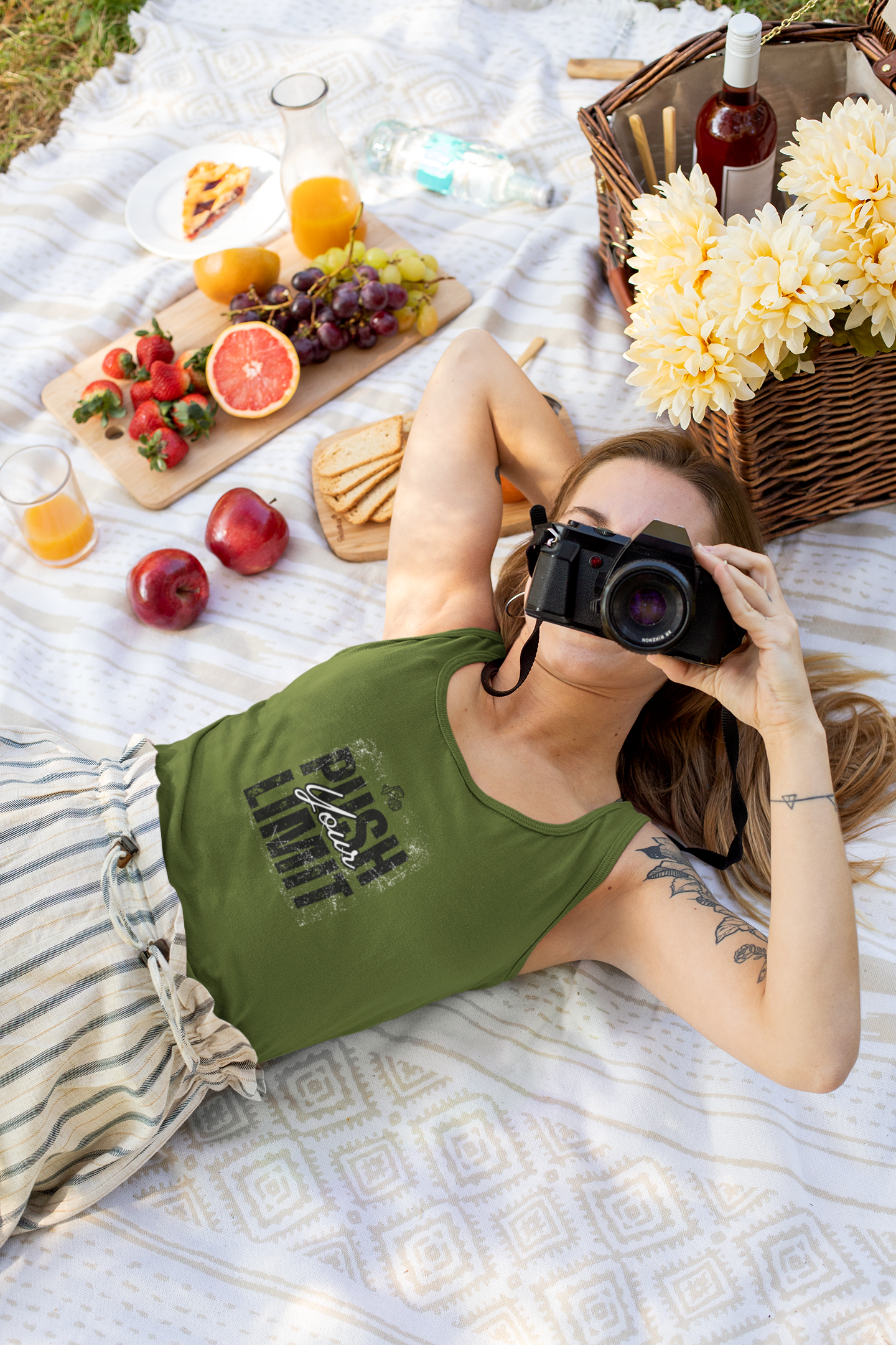 Push Your Limit Women's Cotton Crop Tank