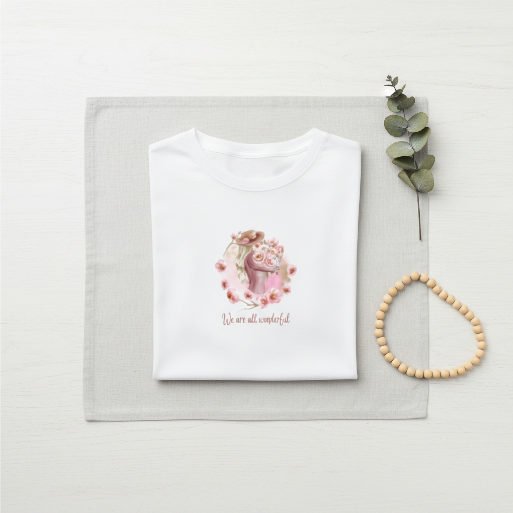 Wonderful Women Crop Top Folded - White