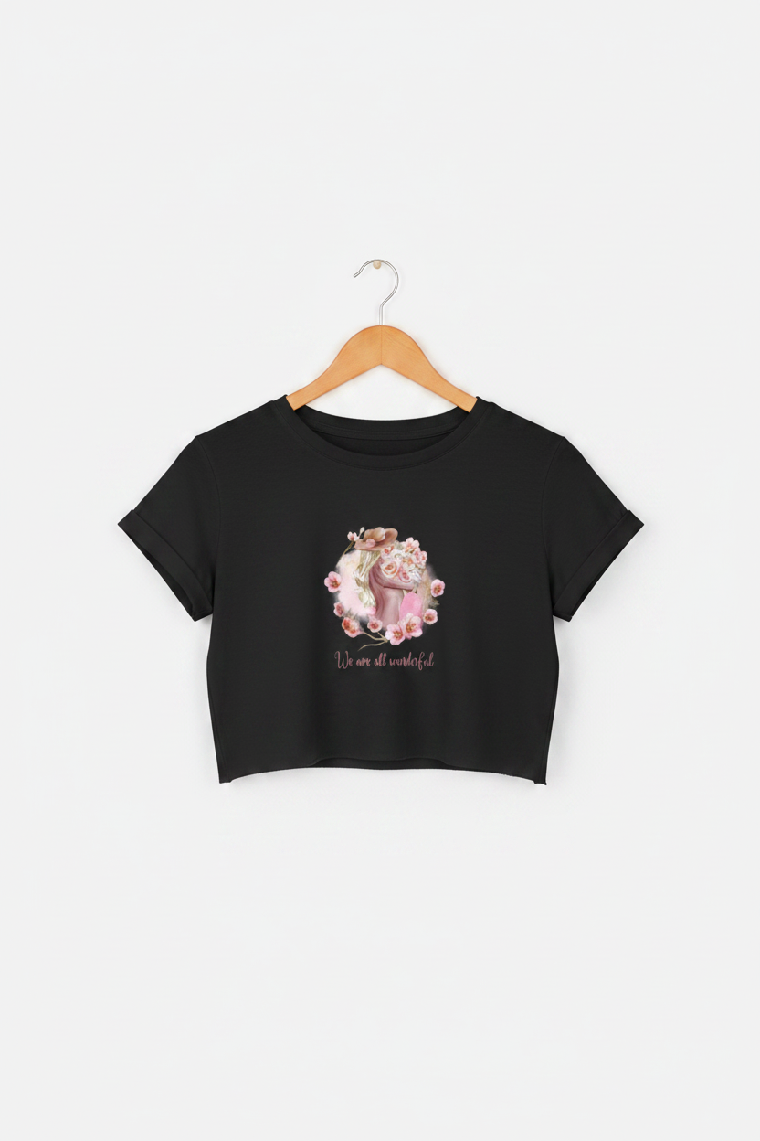 Wonderful Women Crop Top Hanger - Black