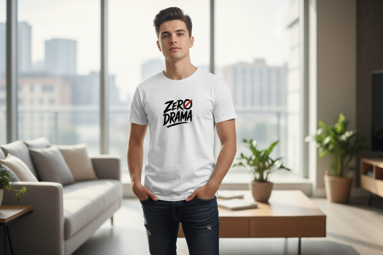 Zero Drama - Model Mockup